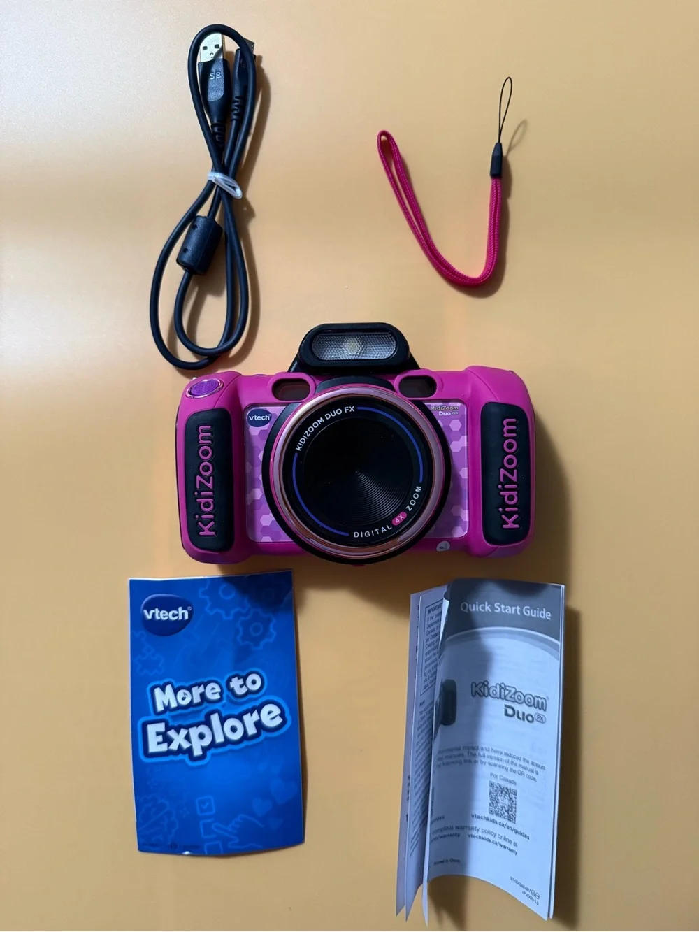 VTech KidiZoom Duo FX Pink Kids 8MP Digital Camera with Games and Effects - Picture 3 of 8